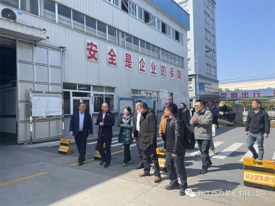 麗水市市場監(jiān)督管理局、浙江省皮革廠行業(yè)協(xié)會(huì)、嘉興學(xué)院及浙江省標(biāo)準(zhǔn)化研究院領(lǐng)導(dǎo)蒞臨我司指導(dǎo)工作
